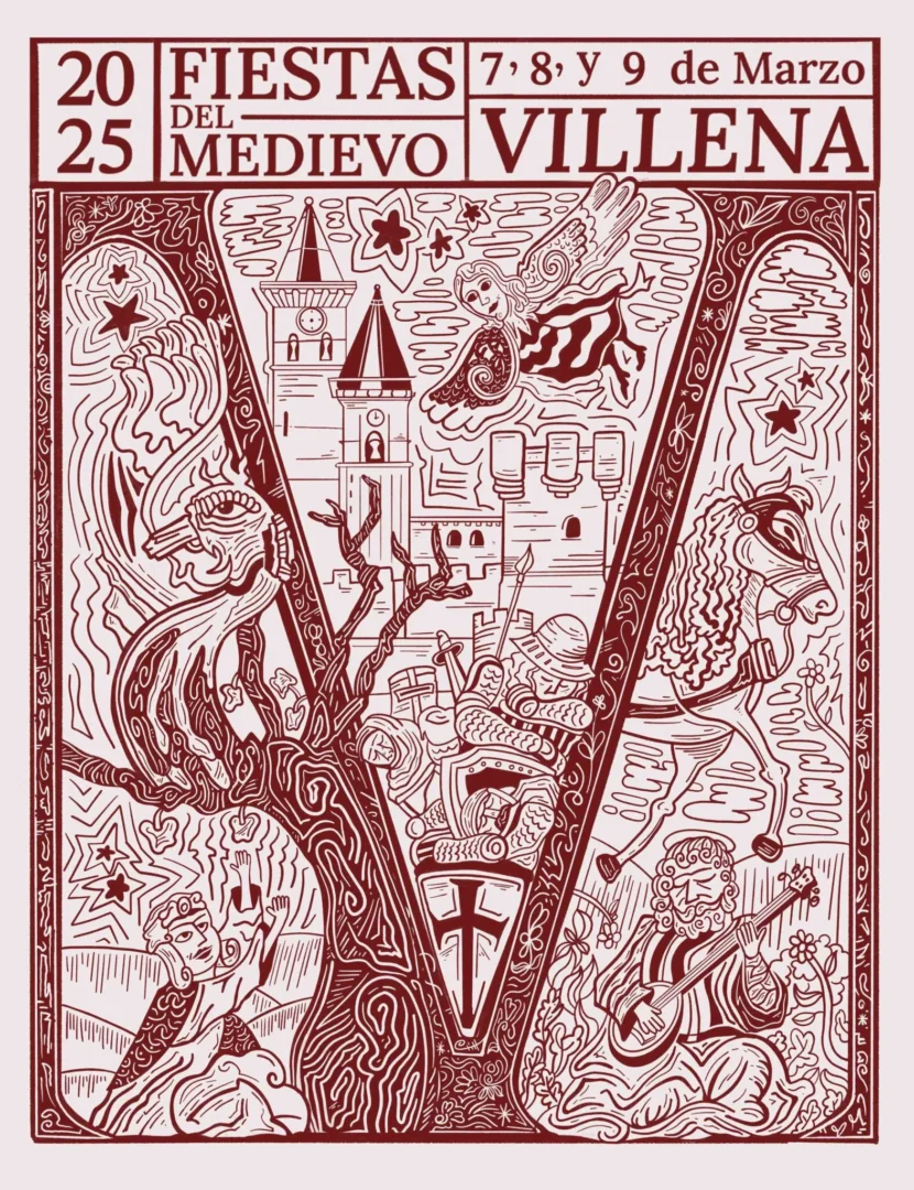 Fiestas del Medievo, Villena 2025. disfrutavillena.com