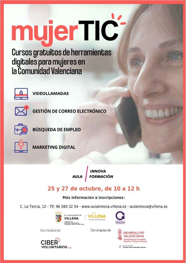 CartelVillenaMujerTIC